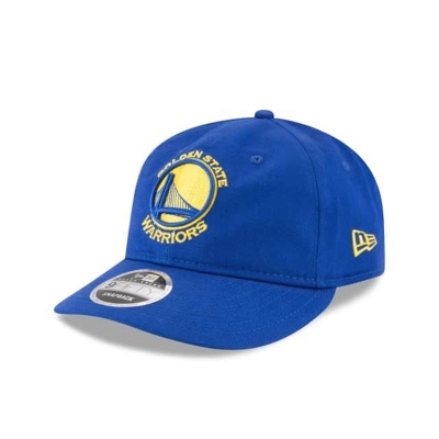 Blue Golden State Warriors Hat - New Era NBA Team Choice Retro Crown 9FIFTY Snapback Caps USA0395148